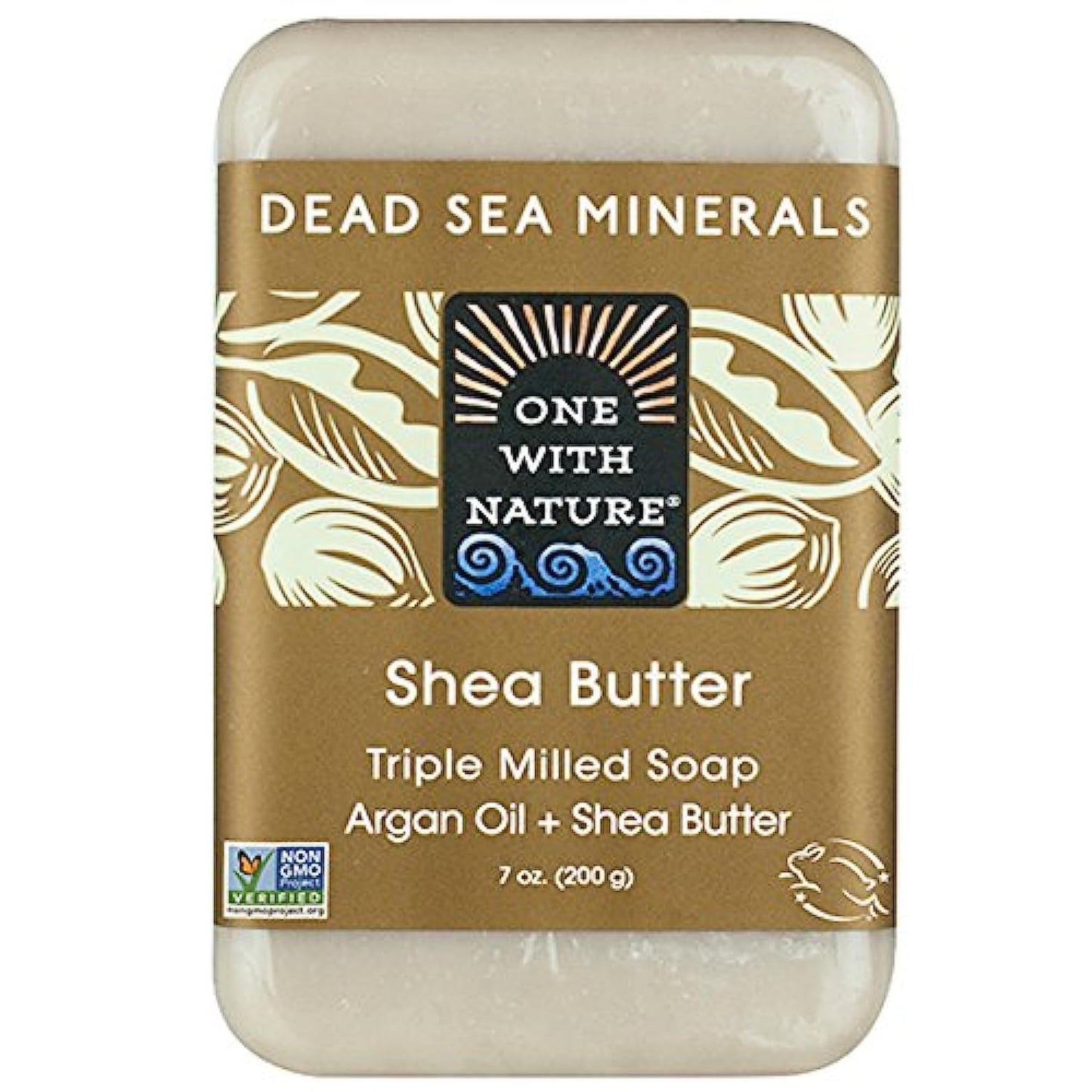 One With Nature Dead Sea Mineral Soap Shea Butter - 7 oz Beauty & Personal Care One With Nature