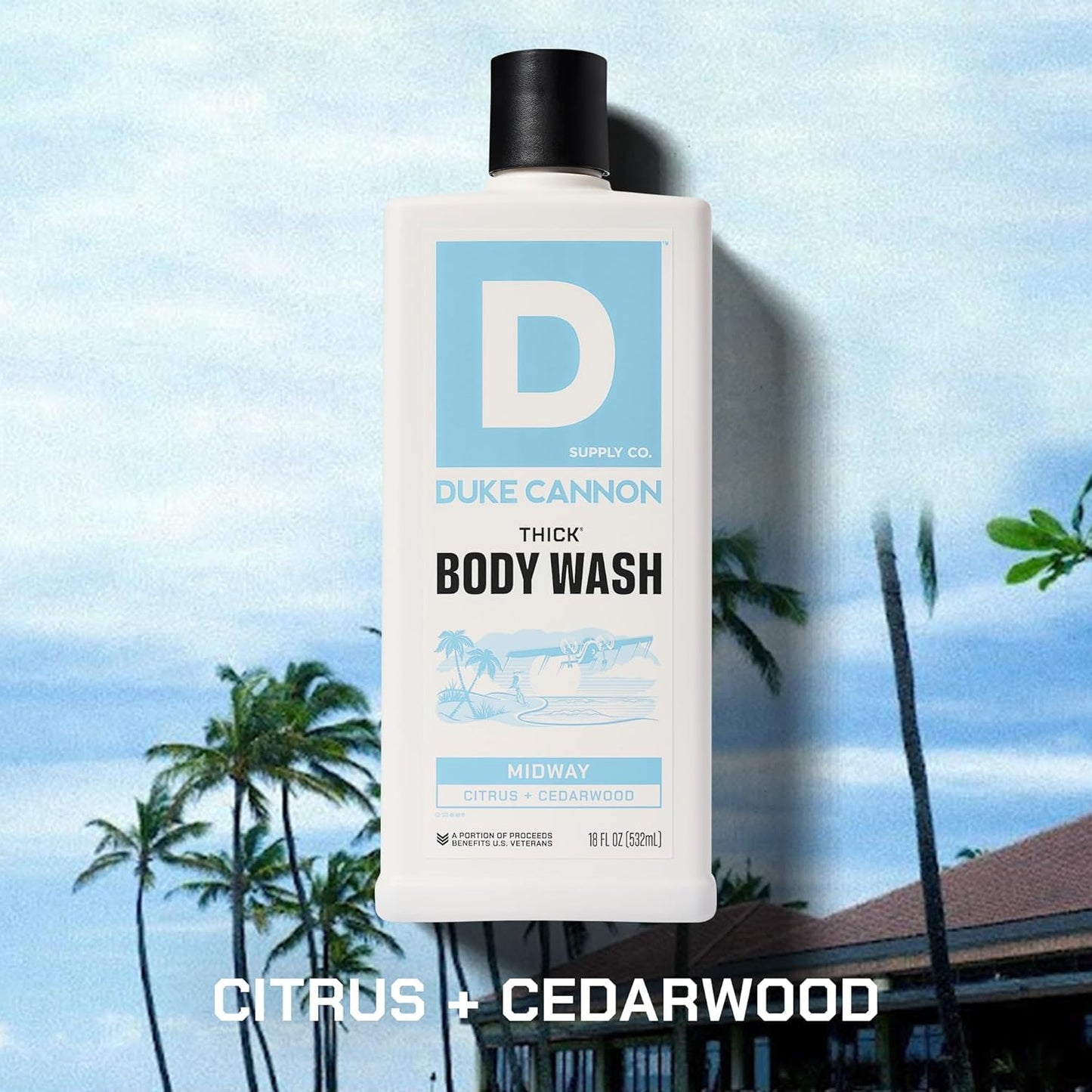 Duke Cannon Supply Co. Thick High Viscosity Body Wash - 3X Thicker, Cleansing Shower and Bath Gel, Mineral-Enriched for Men - Shower Gel - Men’s Body Beauty & Personal Care Duke Cannon Supply Co.