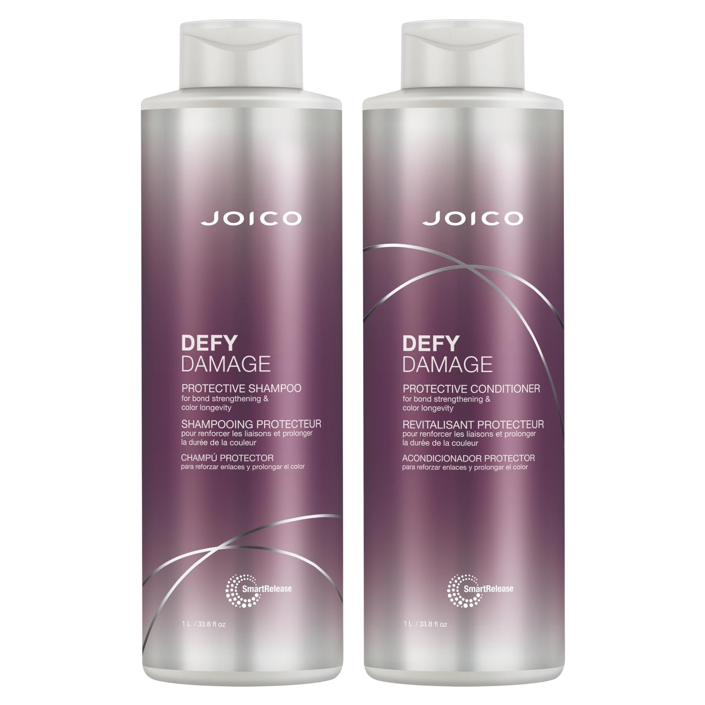 Joico Defy Damage Protective Shampoo & Conditioner Set | Preserve Hair Color | For Bond Strengthening & Color Longevity Beauty & Personal Care Joico