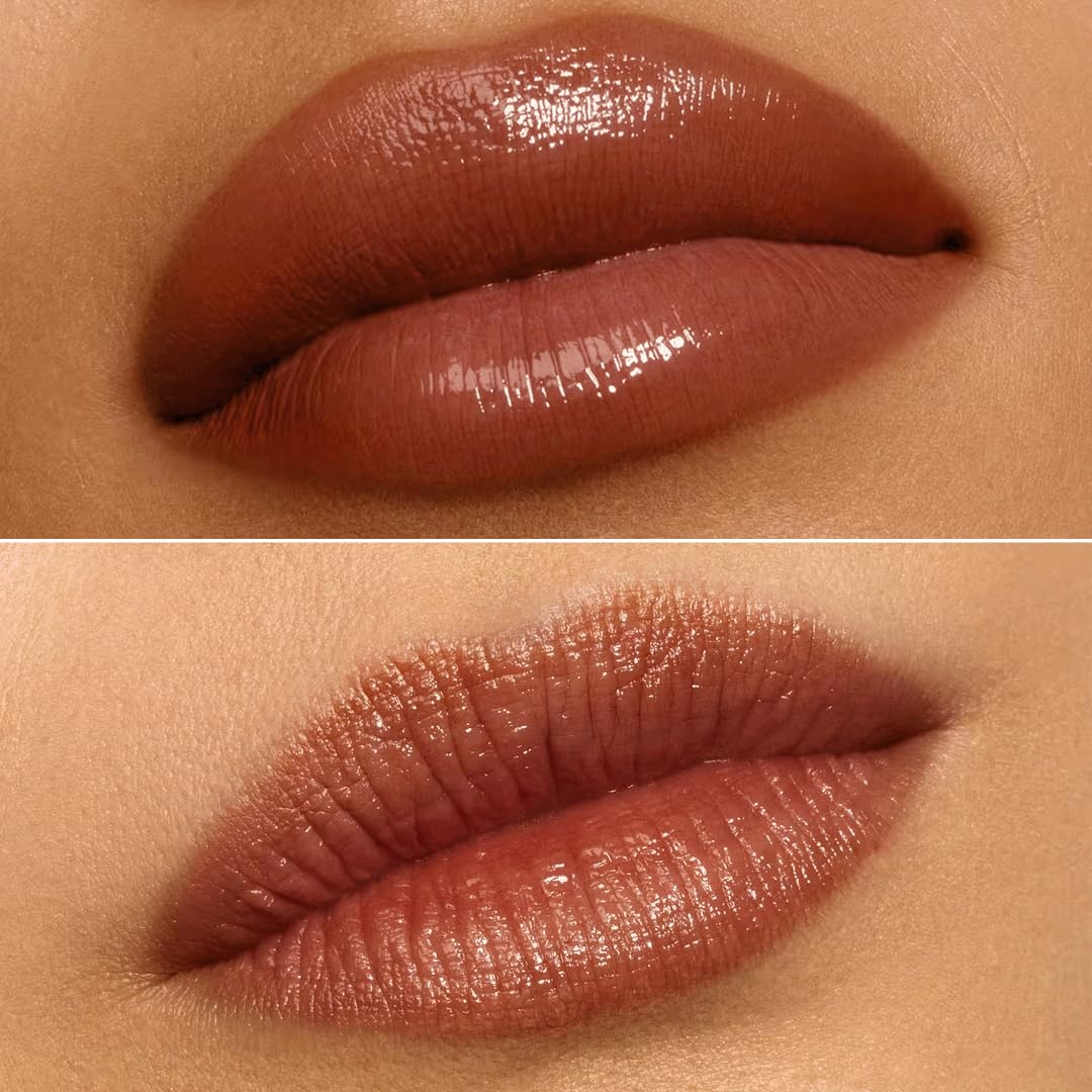 about-face Light Lock Lip Gloss Feel It All - Non-Sticky, High-Shine Lip Oil Gloss with Coconut Oil, Peppermint & Lavender - Vegan, Cruelty-Free, Beauty & Personal Care aboutface