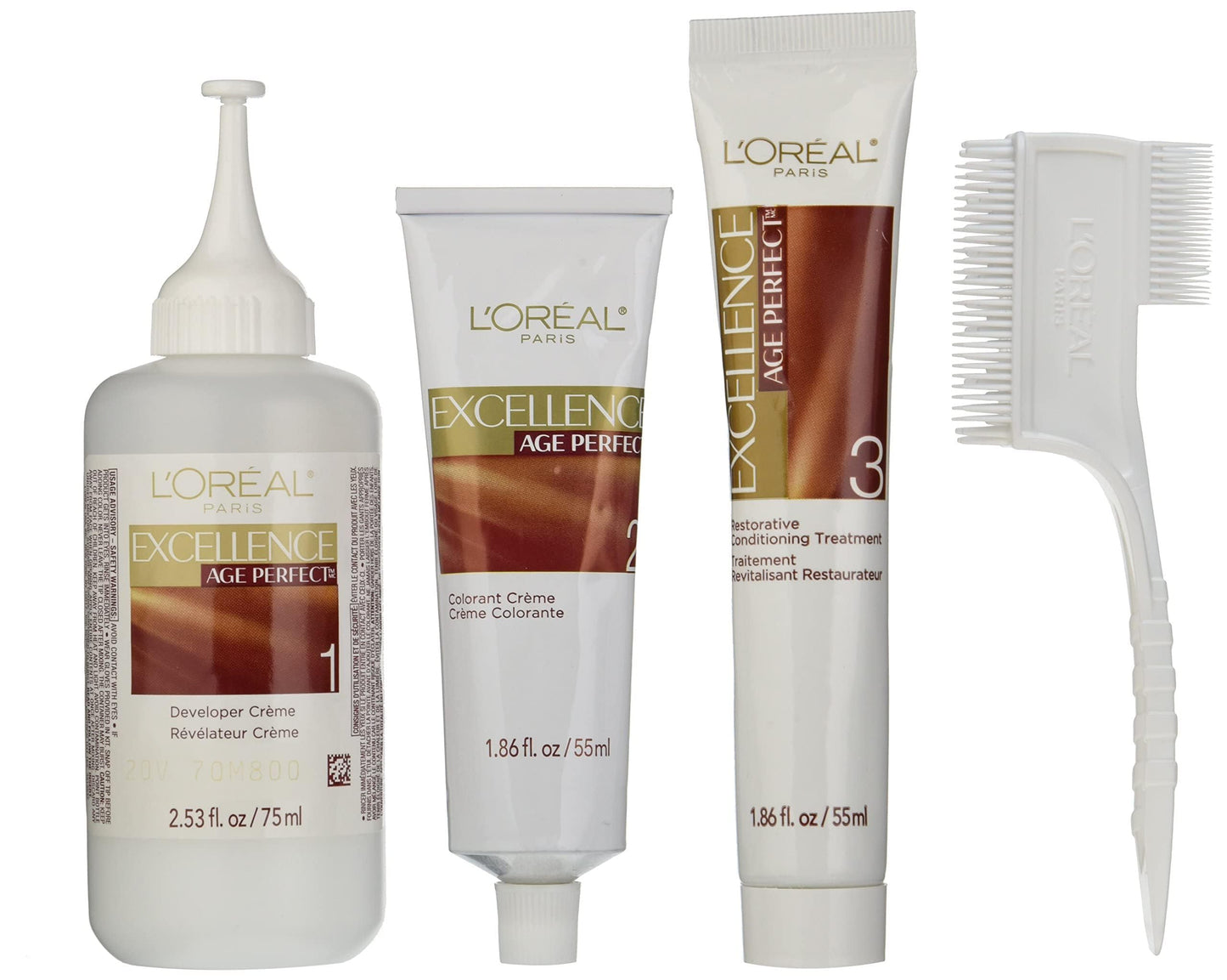 L'Oreal Paris Excellence Age Perfect Layered Tone Flattering Color, 6B Light Soft Neutral Brown (Packaging May Vary) Beauty & Personal Care L'Oreal Paris