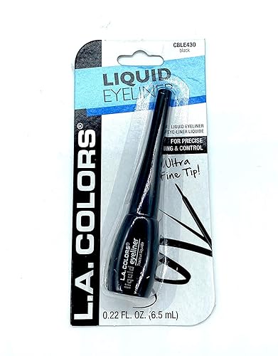 LA Colors Expressions Liquid Eyeliner, BLE430 Black, 0.22 Oz Beauty & Personal Care L.A. COLORS