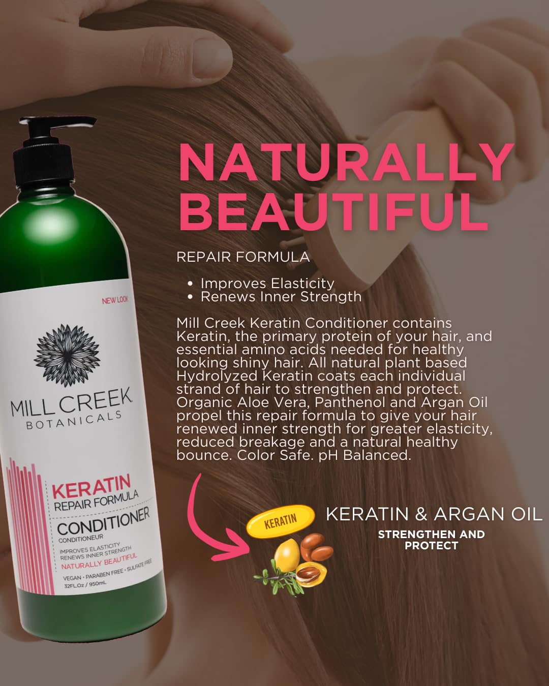 Mill Creek Conditioner 32 oz (Keratin)