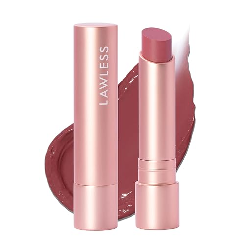 Lawless Forget the Filler Lip Plumping Line Smoothing Tinted Balm - Posey - Premium Tinted Lip Balm with Natural Ingredients to Plump and Smooth Lips Beauty & Personal Care Lawless