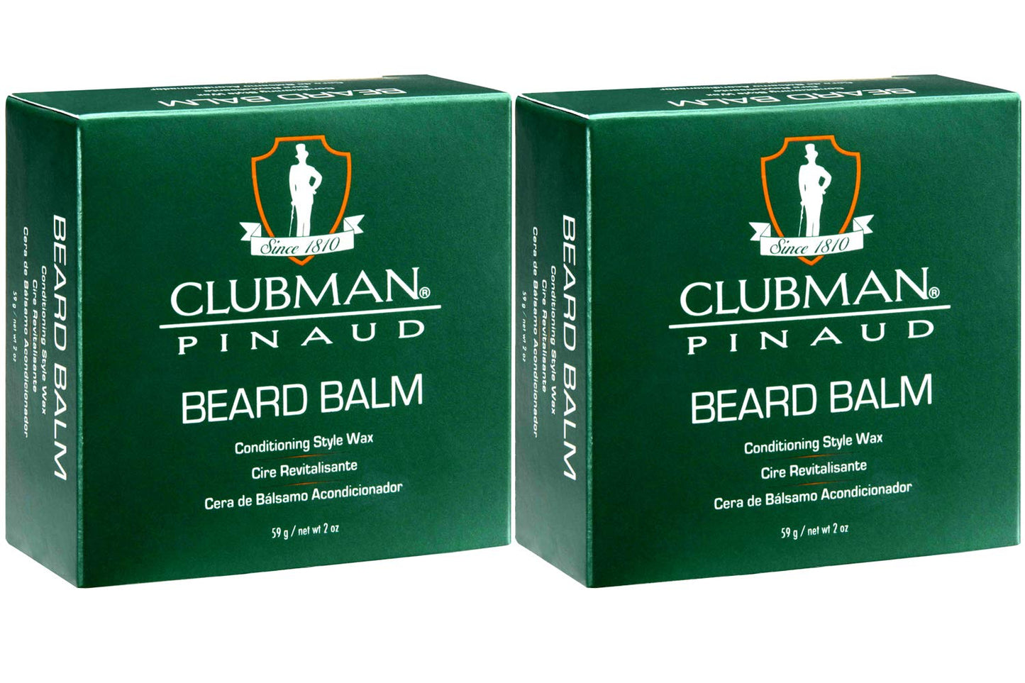 Clubman Pinaud Beard Balm - Nourishing & Conditioning Beard Balm for Men, Strong Hold, 2 oz, 2 Pack Beauty & Personal Care Clubman
