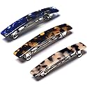 Fsmiling Hair Barrettes for Women French Hair Barrette Clip Small Acetate Hair Clips Barrette No Slip Hair Accessories 3-Pack Beauty & Personal Care Fsmiling