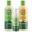 ORS Olive Oil Shampoo, Conditioner & Wrap Set Mousse with Aloe Vera, Orange & Coconut Oil for Healthier Hair (3 Piece Set) Beauty & Personal Care ORS