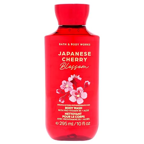 Japanese Cherry Blossom by Bath and Body Works for Women - 10 oz Body Wash Beauty & Personal Care Bath & Body Works
