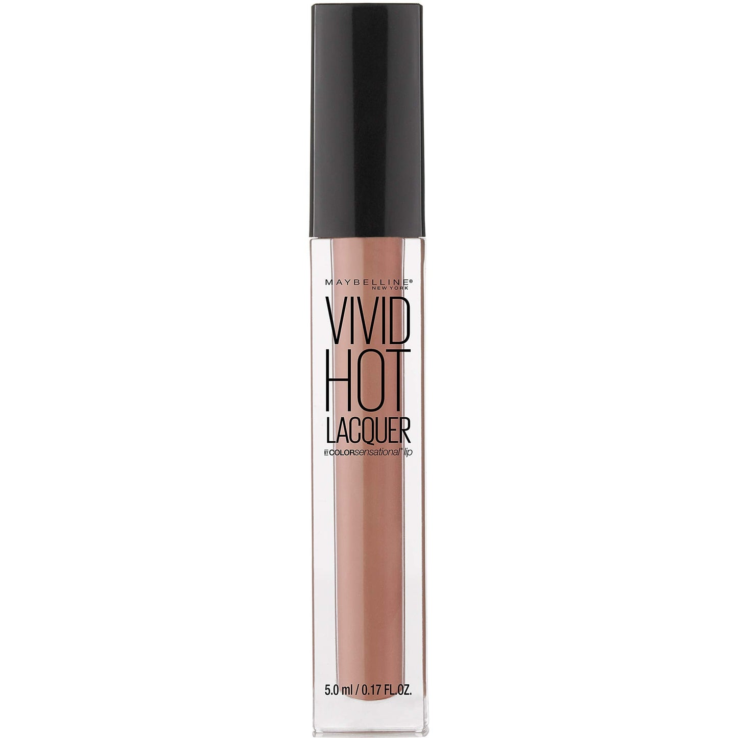 Maybelline New York Color Sensational Vivid Hot Lacquer Lip Gloss, Tease, 0.17 fl. oz. Beauty & Personal Care MAYBELLINE