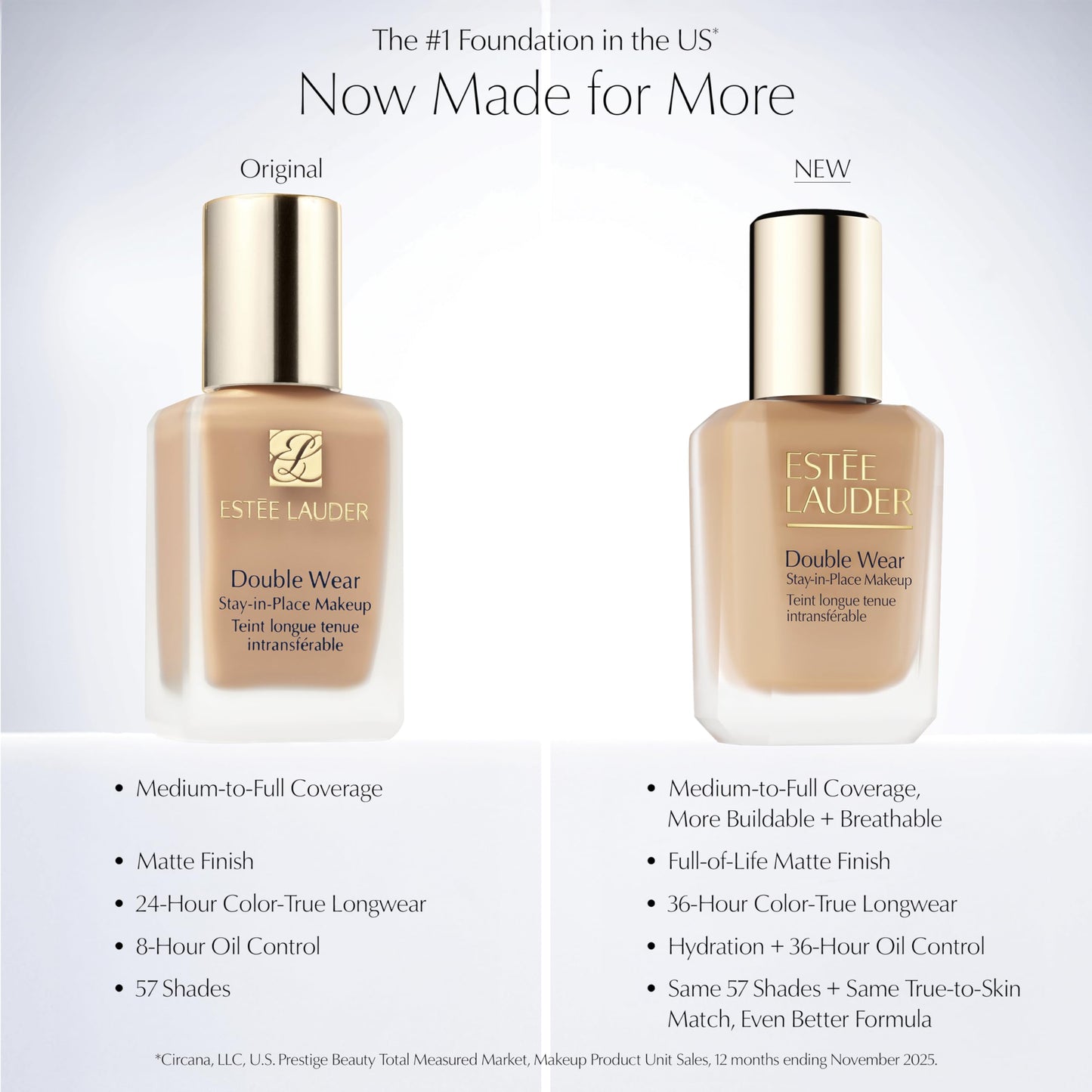 Estée Lauder Double Wear Stay-in-Place Foundation Makeup | 36-Hour Long-Wear Matte Foundation, 1 Fl Oz, 3W1 Tawny Beauty & Personal Care Estée Lauder