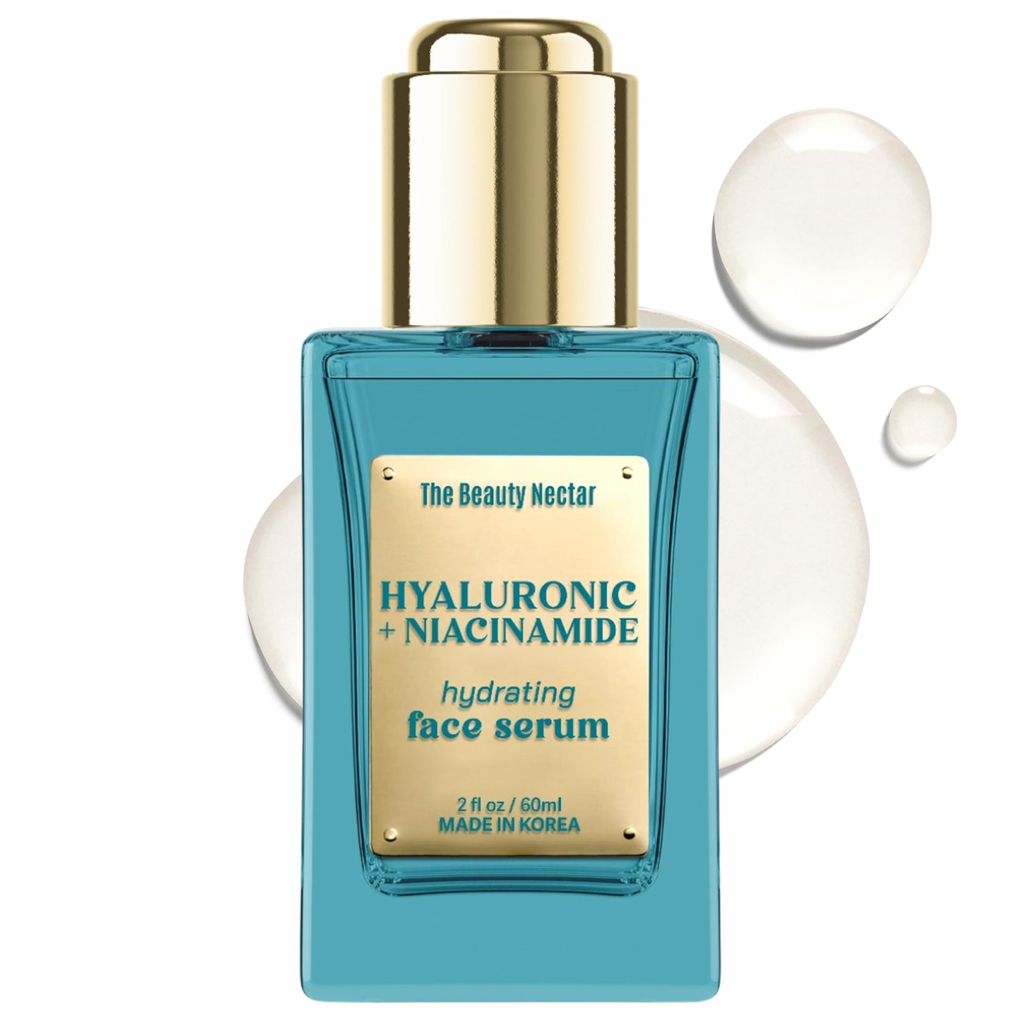 The Beauty Nectar Hyaluronic Acid & Niacinamide Face Serum - Deep Hydration, Skin Barrier Repair, Tone Correcting - Dermatologist Tested, Anti-Aging Beauty & Personal Care The Beauty Nectar