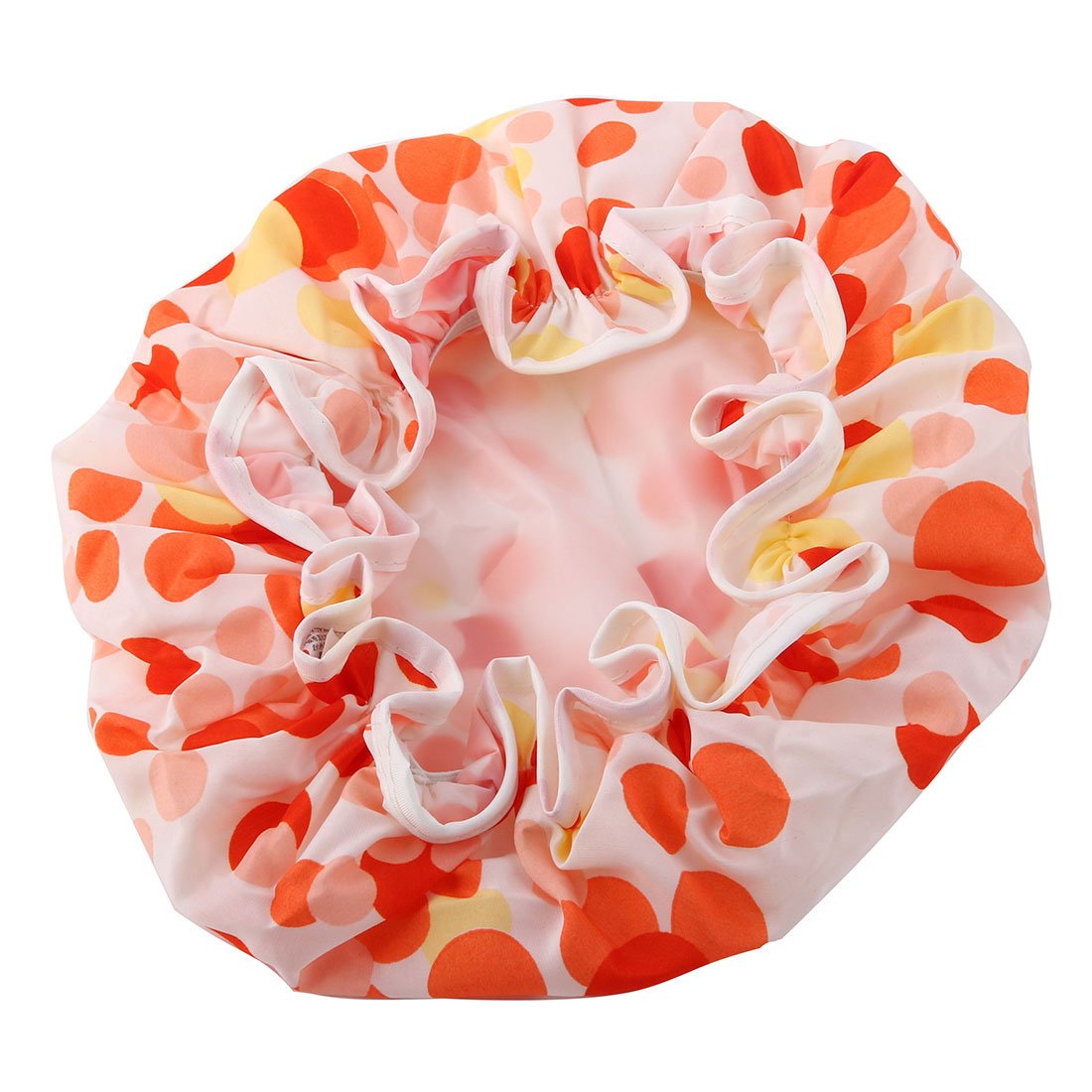 Ruilogod Polyester Circle Pattern Bathroom Hair Protector Water Resistant Spa Bathing Shower Cap (id: 40f eda f3c d46 303 Beauty and Personal Care Ruilogod