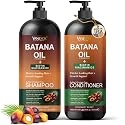 VANIDOX Batana Oil Shampoo and Conditioner Set - Biotin & Niacinamide Infused - Sulfate-Free, Paraben-Free - Moisturizing & Strengthening Hair Care Beauty & Personal Care VANIDOX