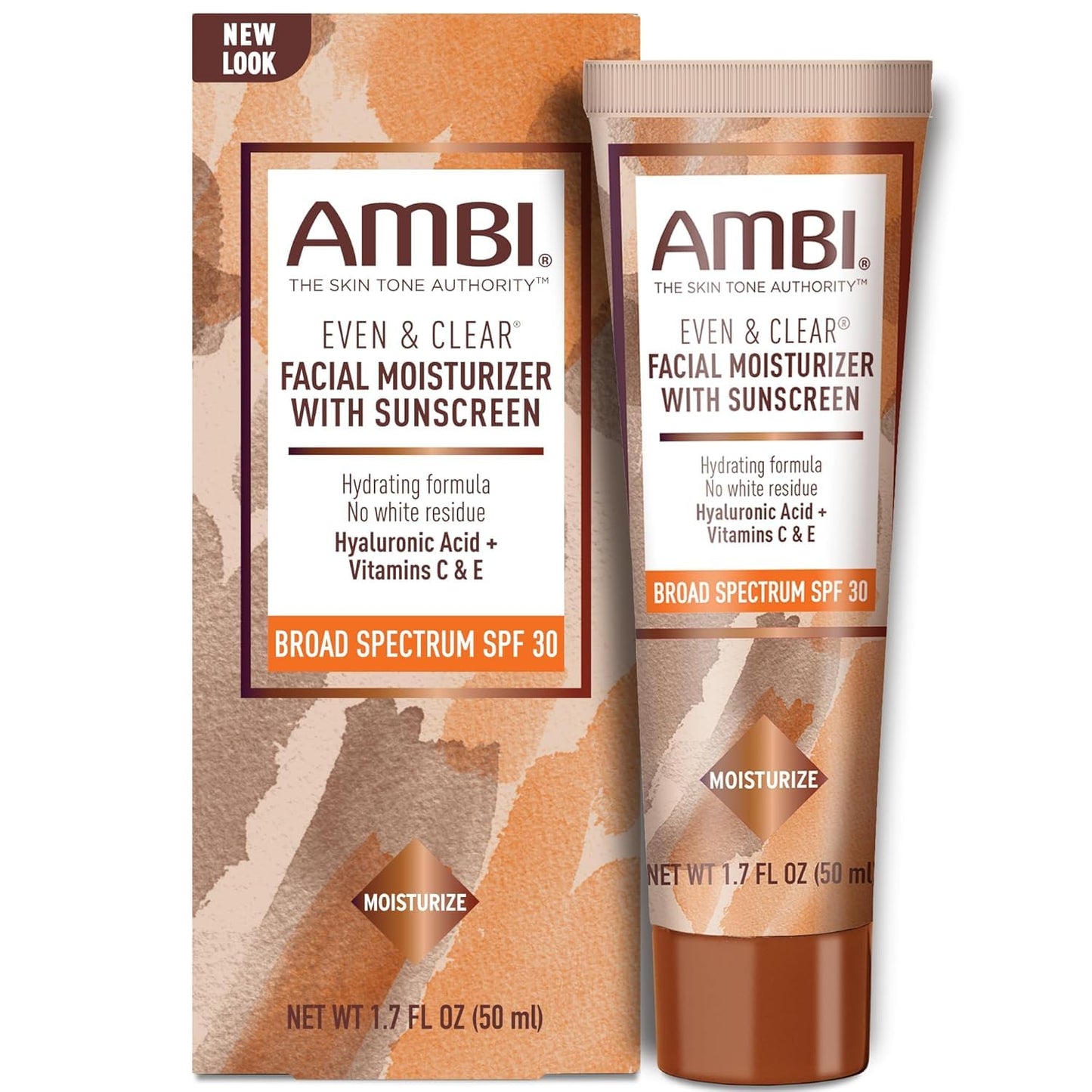 Ambi Even & Clear Facial Moisturizer with Sunscreen SPF 30, 1.7 Ounce Beauty & Personal Care Ambi