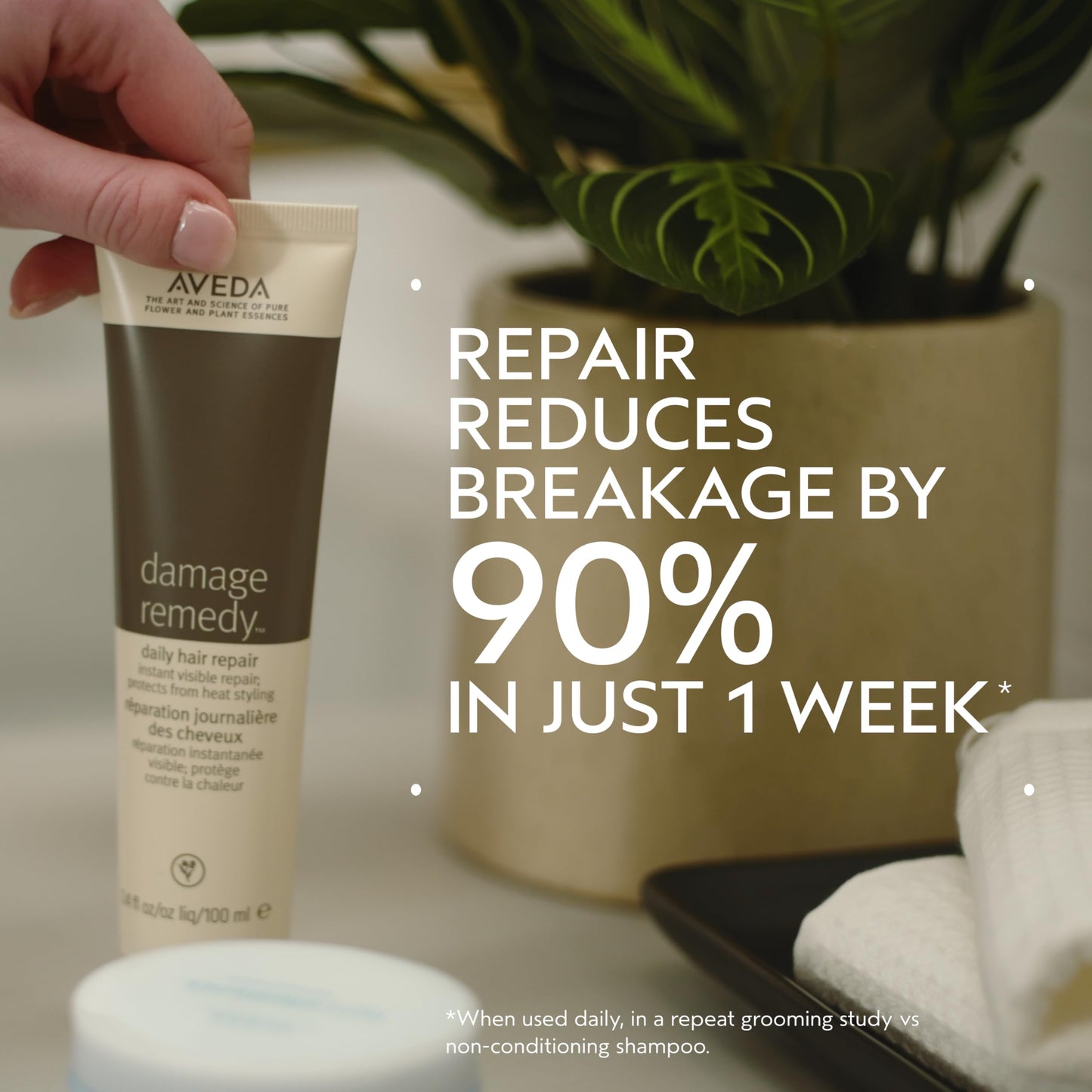 Aveda Damage Remedy Daily Hair Repair | Leave-In Treatment for Damaged Hair | Detangler | Heat Protectant | 98% Naturally Derived*, 3.4 Fl Oz Beauty & Personal Care Aveda