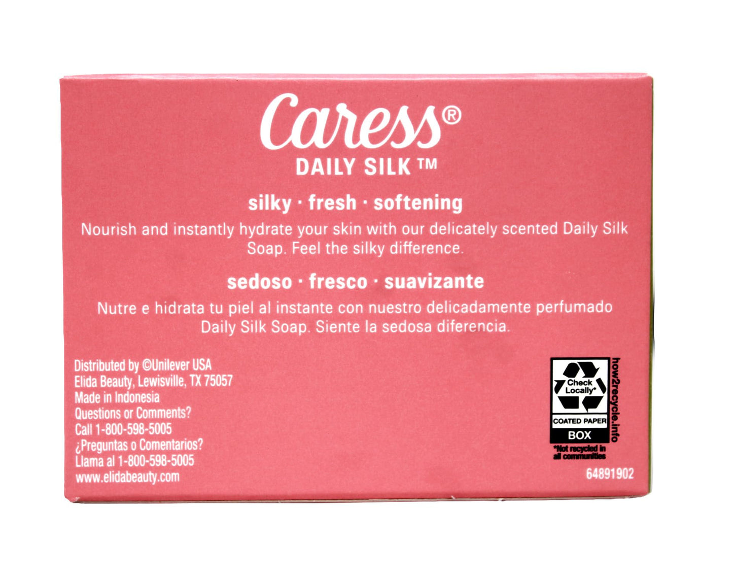 Caress Daily Silk White Peach & Orange Blossom Moisturizing Beauty Bar Soap, 3.15 OZ - 4 Pack Beauty & Personal Care Caress