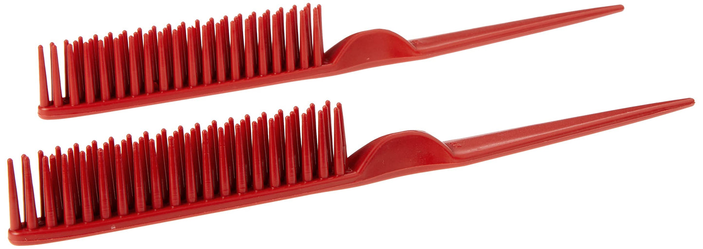 CocoBlack Naturals 3 Row Styling Comb For Detangling, Defining And Separating Curls (Red) Beauty and Personal Care CocoBlack Naturals Default Title