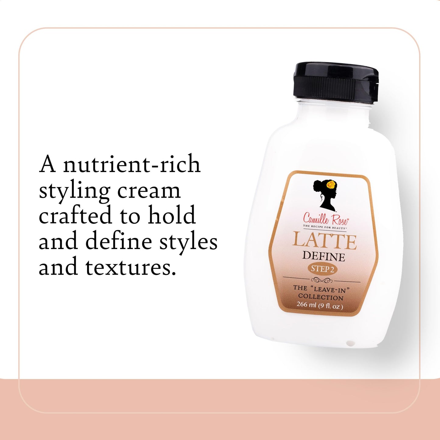 Camille Rose Naturals Latte Define Leave-In Hair Conditioner 9 fl oz Beauty & Personal Care Camille Rose