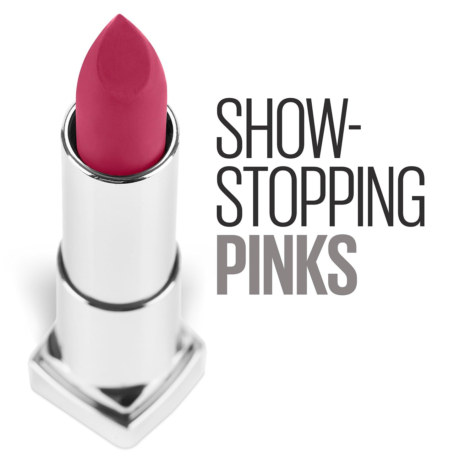 Maybelline Color Sensational Lipstick, Lip Makeup, Matte Finish, Hydrating Lipstick, Nude, Pink, Red, Plum Lip Color, Lust for Blush, 1 Count Beauty & Personal Care MAYBELLINE