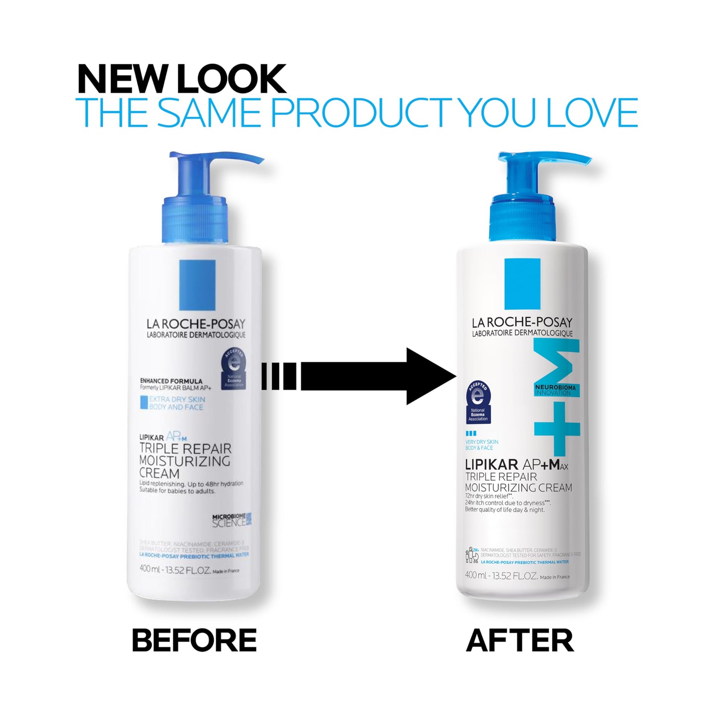 La Roche-Posay Lipikar AP+MAX Triple Repair Moisturizing Body Cream | Face & Body Lotion for Dry Skin with Shea Butter & Niacinamide | Gentle Beauty and Personal Care La Roche-Posay