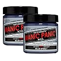 MANIC PANIC Classic Blue Steel Semi Permanent Hair Color - Cool Silver Hair Dye for Women & Men That Lasts 4-6 Weeks - Vegan, Ammonia & Cruelty-Free Beauty & Personal Care MANIC PANIC