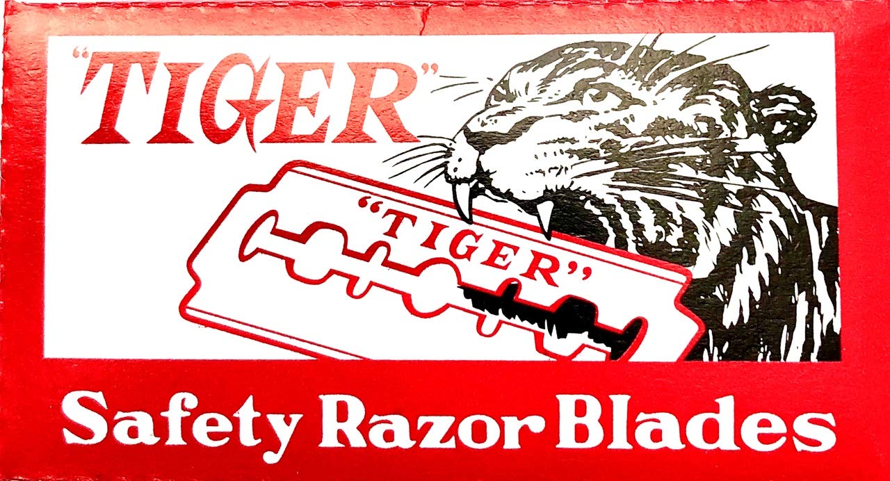 100 Tiger Carbon Double Edge Razor Blades Beauty and Personal Care Czech Blades