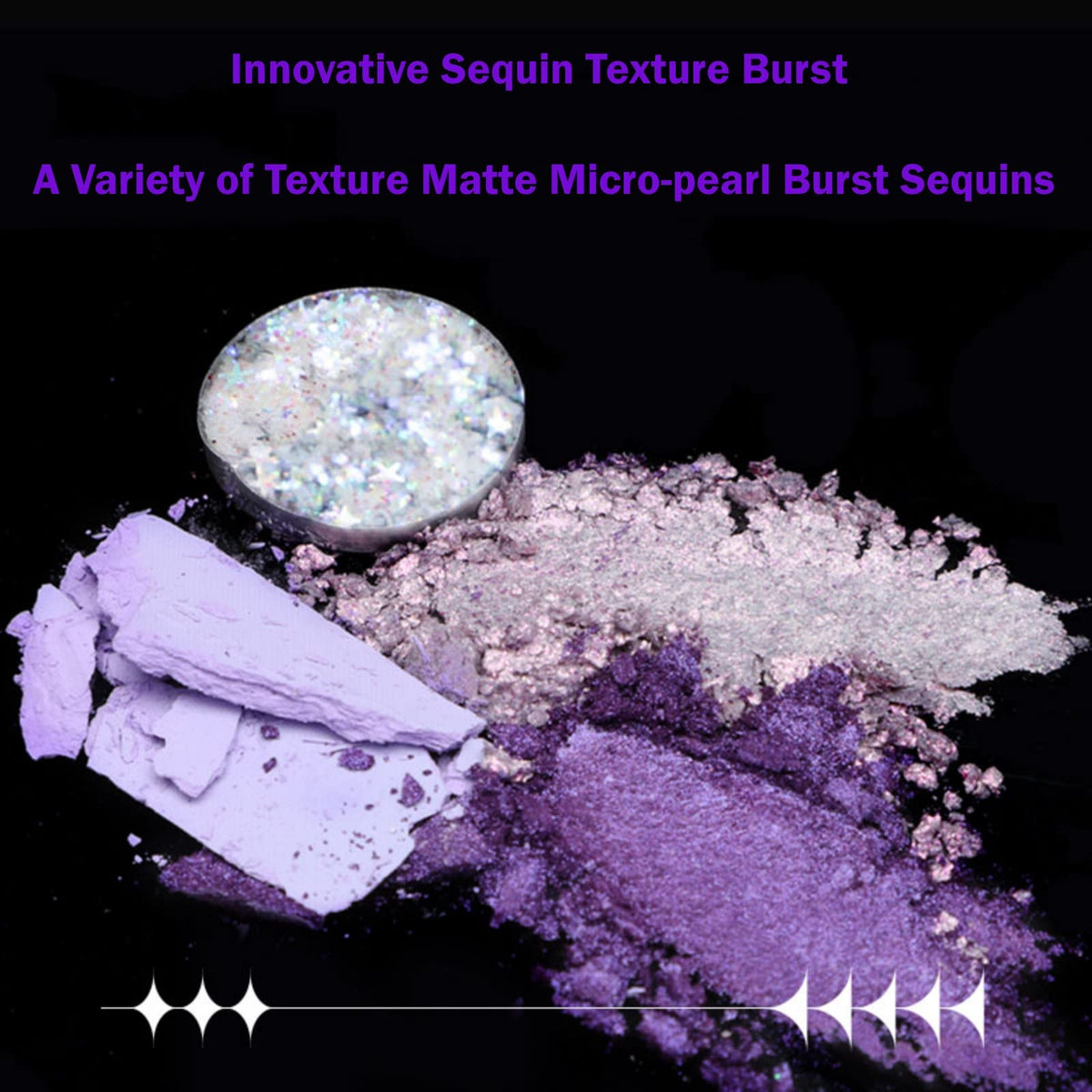 9 Colors Pearlescent Eyeshadow Palette, Purple Smoky Eye Shadow Palette, Matte Shimmer Longwearing Highly Pigmented Reflective Powder Palet Beauty & Personal Care BSMKCL