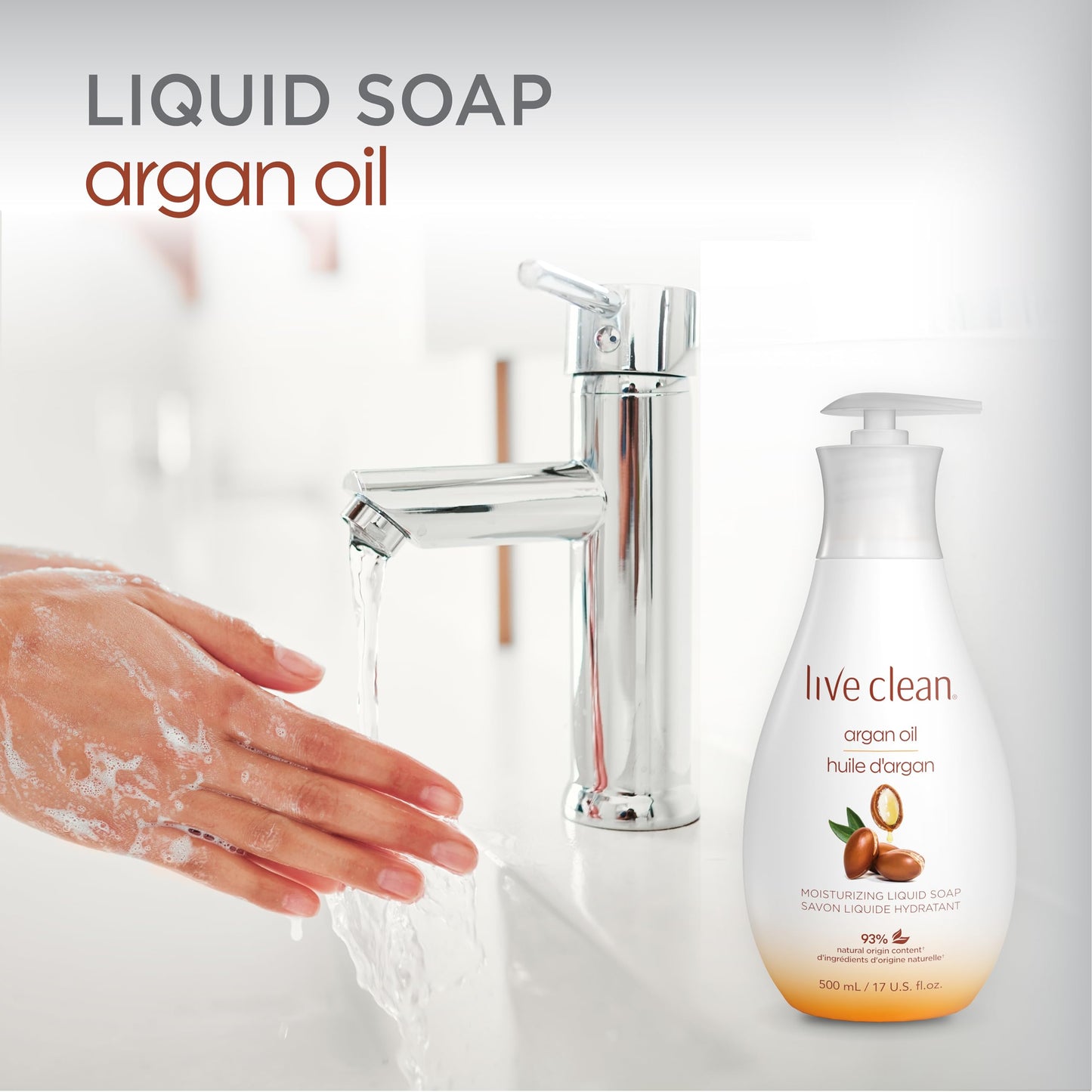 Live Clean Liquid Hand Soap, Argan Oil, 17 Oz (Packaging May Vary) Beauty & Personal Care Live Clean