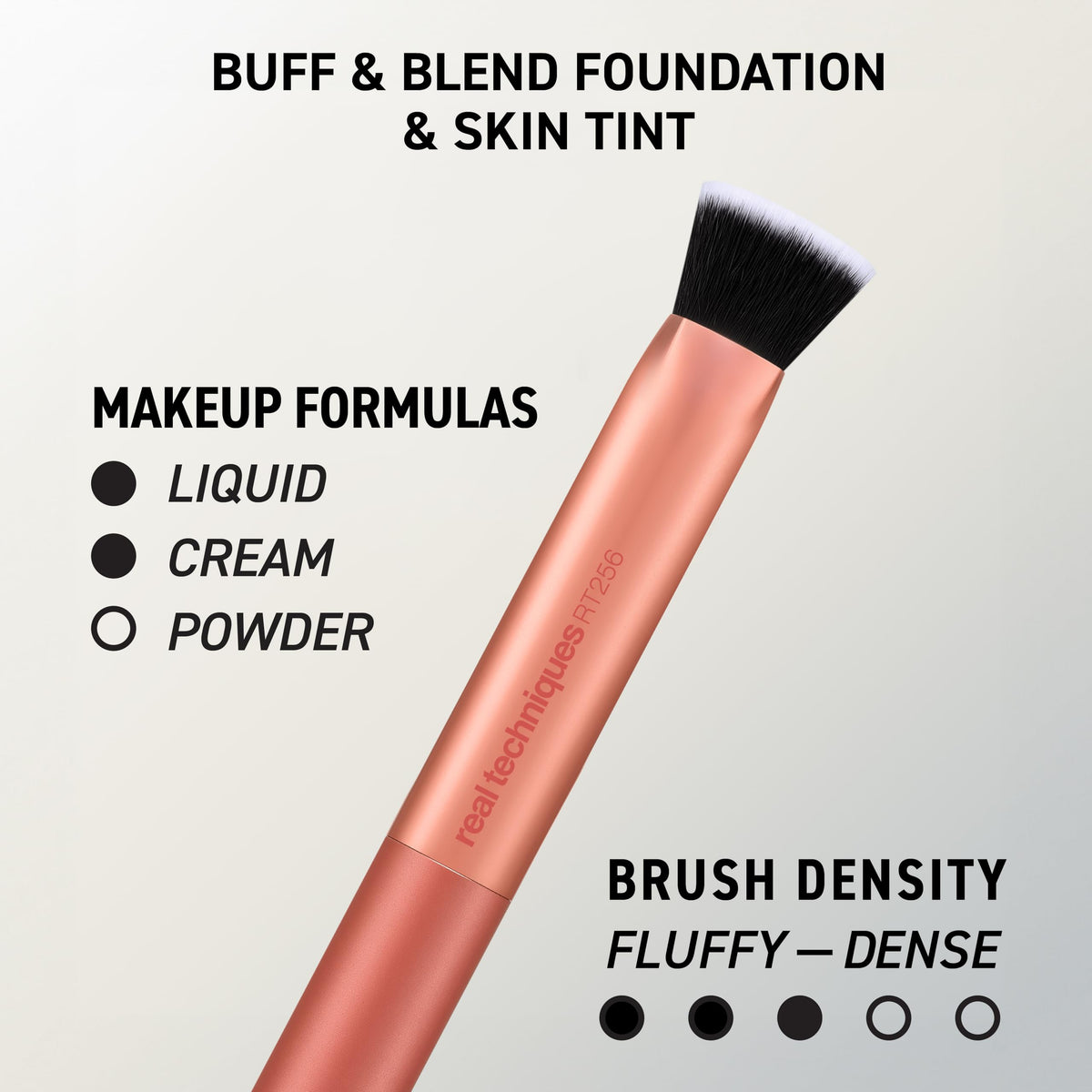Real Techniques Face Base 4 Piece Makeup Brush Set for Foundation