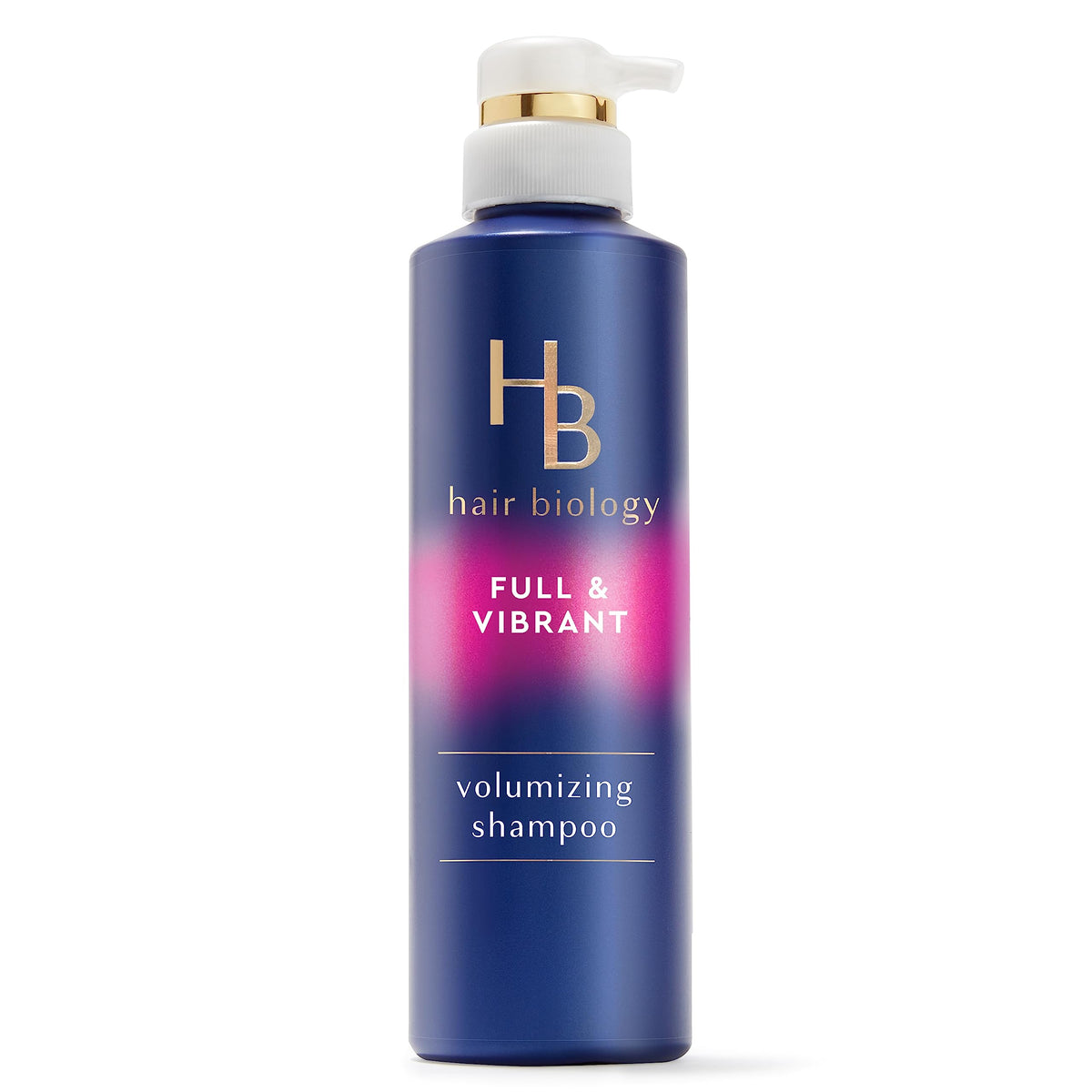 Hair Biology - Volumizing Shampoo with Biotin - Full & Vibrant for fine or thin hair - 12.8 fl oz., Blue and Lavendar