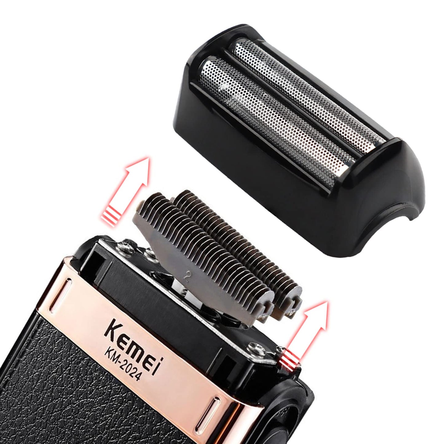 KEMEI Men's Electric Razor Waterproof Reciprocating Razor Cordless Precision Beard Trimmer Twin Blade USB Rechargeable Grooming Razors,Shaving & Hair Beauty and Personal Care KEMEI