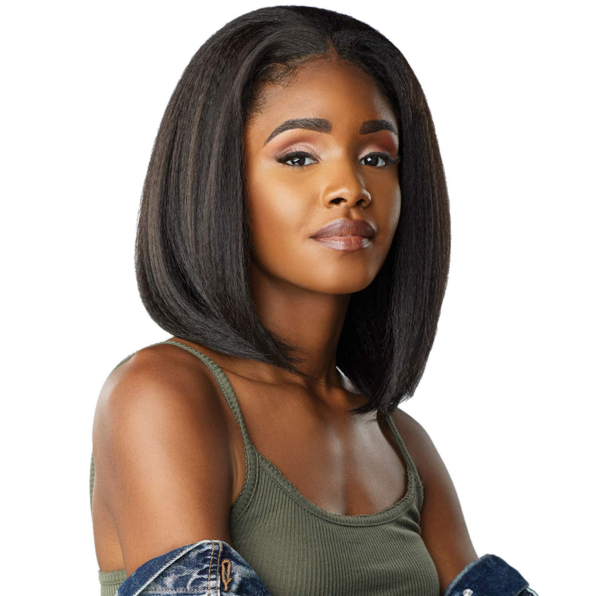 Sensationnel Curls Kinksandco Half Wig-Top Babe, 1 JETBLACK