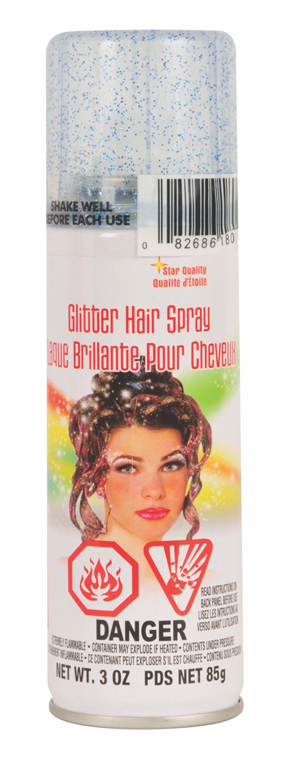 Rubie's Glitter Hairspray, Blue Beauty & Personal Care Rubies