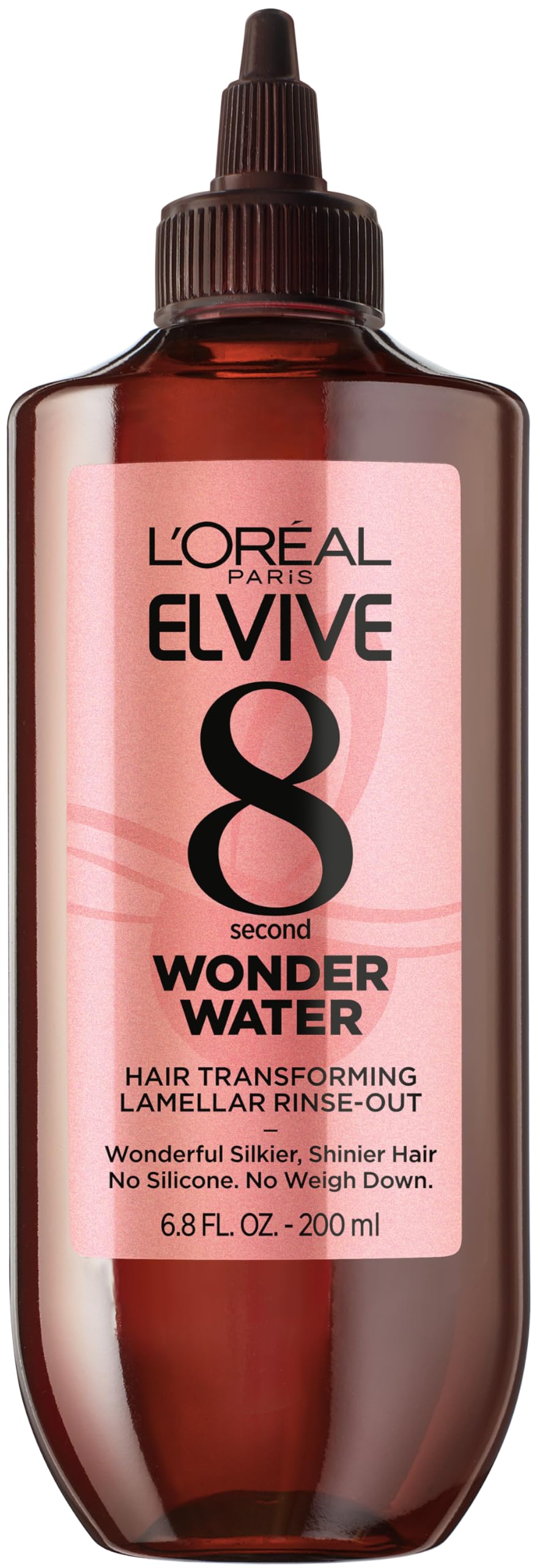 L’Oreal Paris Elvive 8 Second Wonder Water Lamellar, Rinse out Moisturizing Hair Treatment for Silky, Shiny Looking Hair, 6.8 FL; Oz Beauty & Personal Care L'Oreal Paris