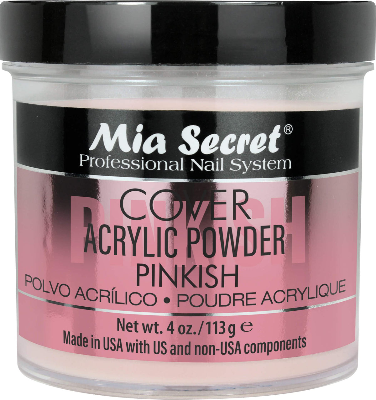 Mia Secret COVER PINKISH Acrylic Powder (4oz)