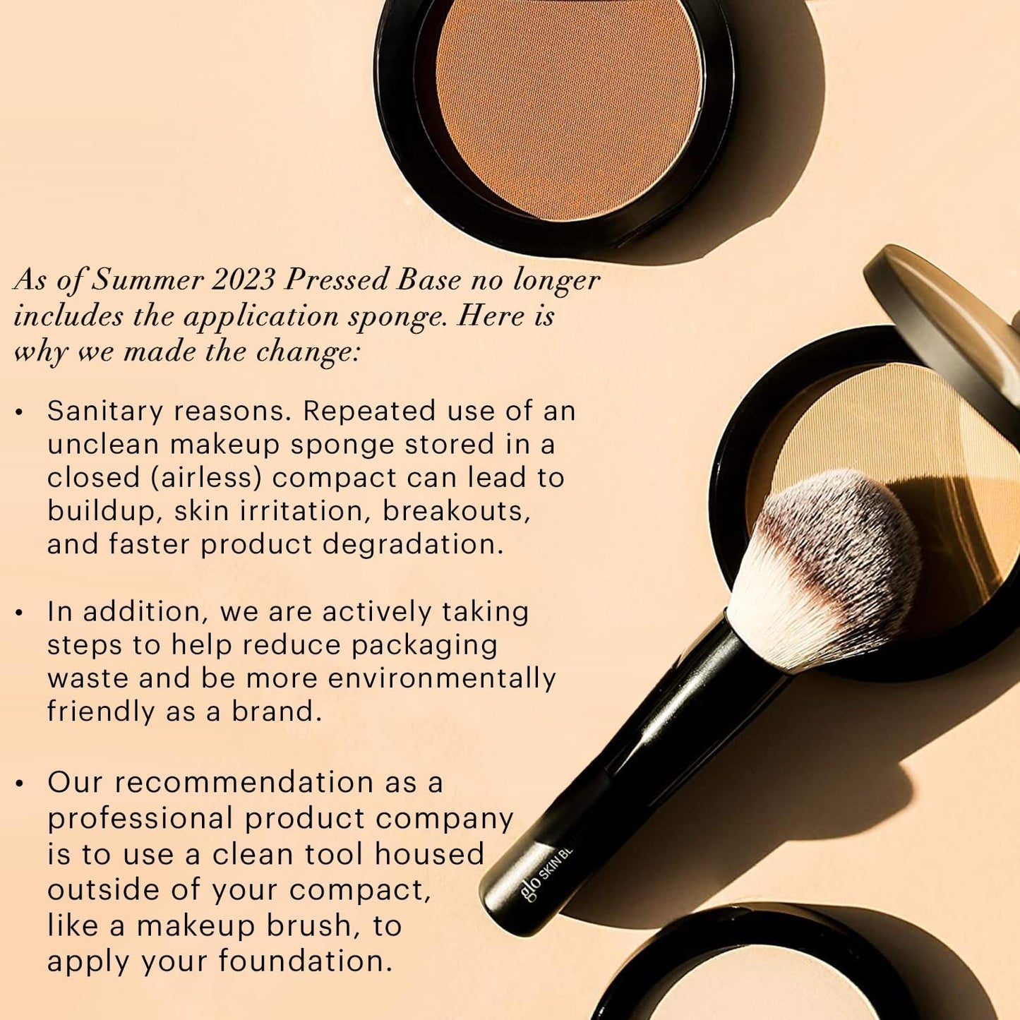 Glo Skin Beauty Pressed Base Powder Foundation, Honey Light - Buildable Sheer to Full Coverage, Long Wear Face Powder Compact, Pressed Powder Makeup Beauty & Personal Care Glo Skin Beauty