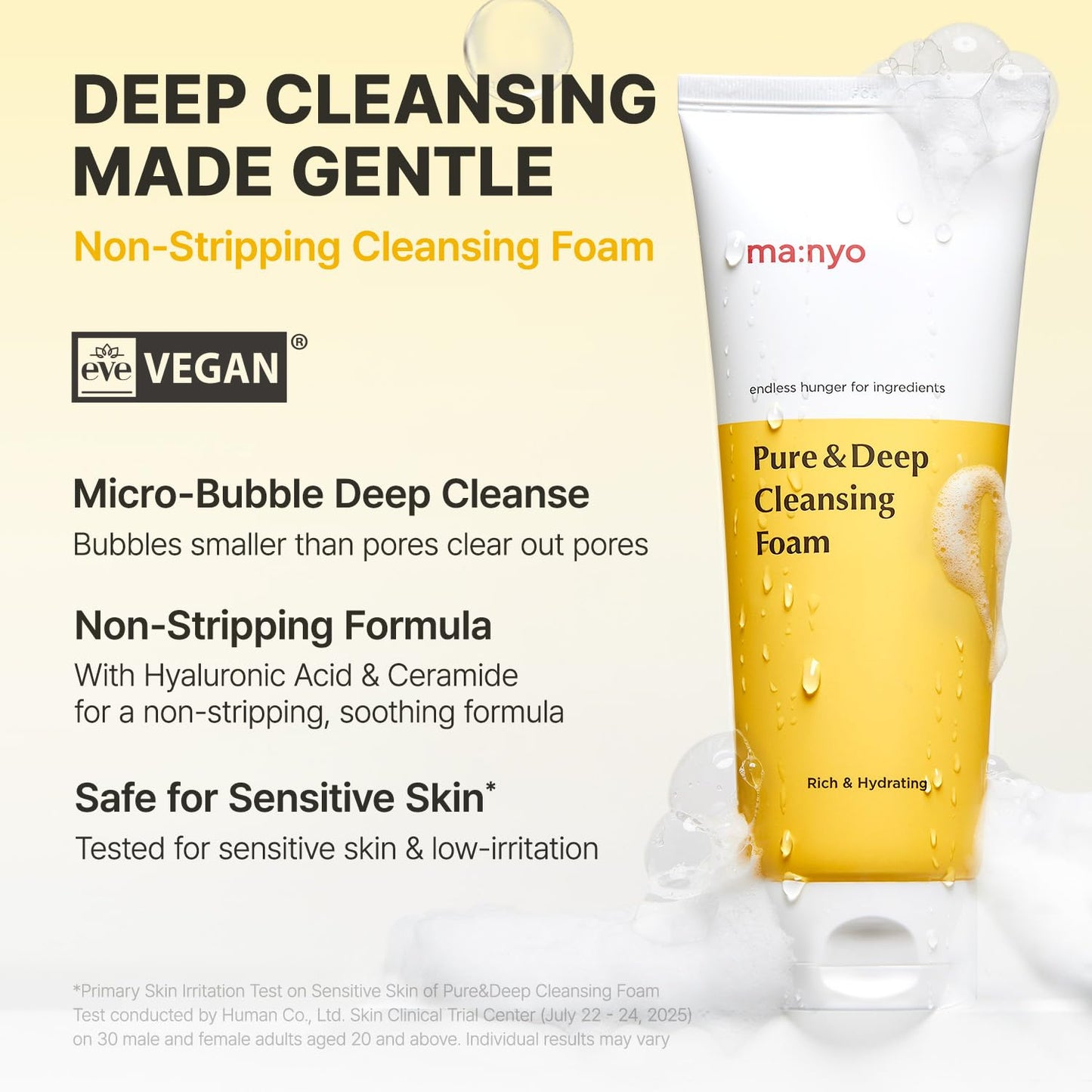 MANYO Pure & Deep Cleansing Foam, Facial Cleanser, for Double Cleansing, Pore Cleaner, Blackhead Remover, Acne Face Wash, Korean Skin Care, 6.7 fl oz Beauty & Personal Care ma:nyo