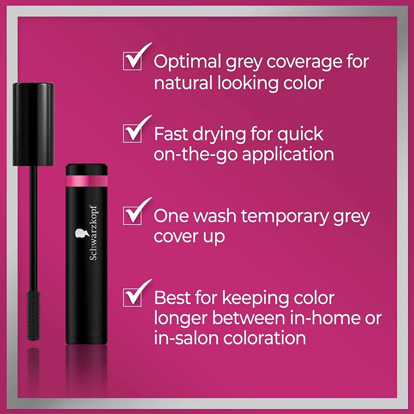 Schwarzkopf Hair Mascara, Dark Brown, 0.54 ounce Beauty & Personal Care Schwarzkopf