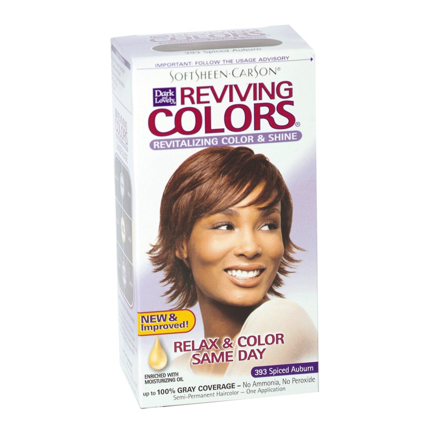 Dark and Lovely Reviving Colors, No.393, Spicy Auburn, 1 ea (Pack of 2) Beauty & Personal Care Dark and Lovely
