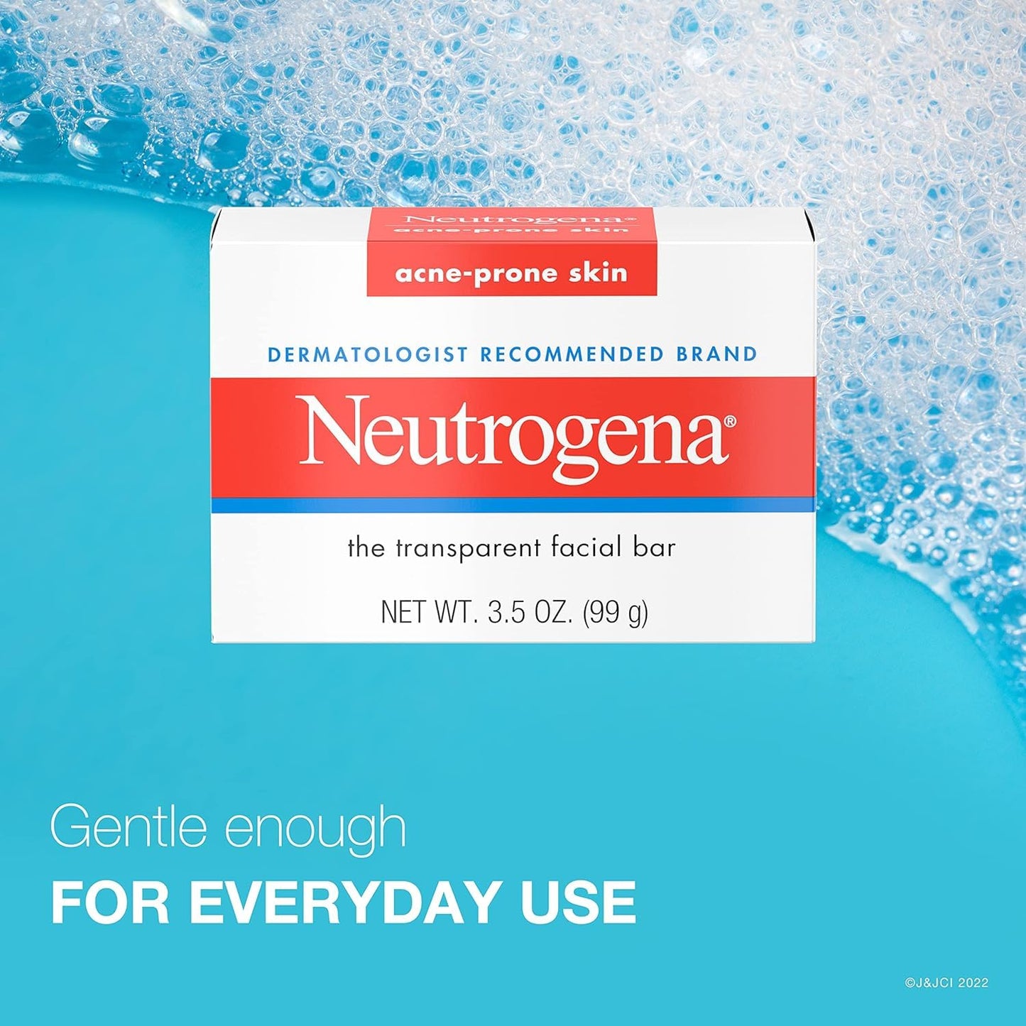 Neutrogena Facial Cleansing Bar Treatment for Acne-Prone Skin, Non-Medicated & Glycerin-Rich Hypoallergenic Formula with No Detergents or Dyes, 3.5 oz Beauty & Personal Care Neutrogena