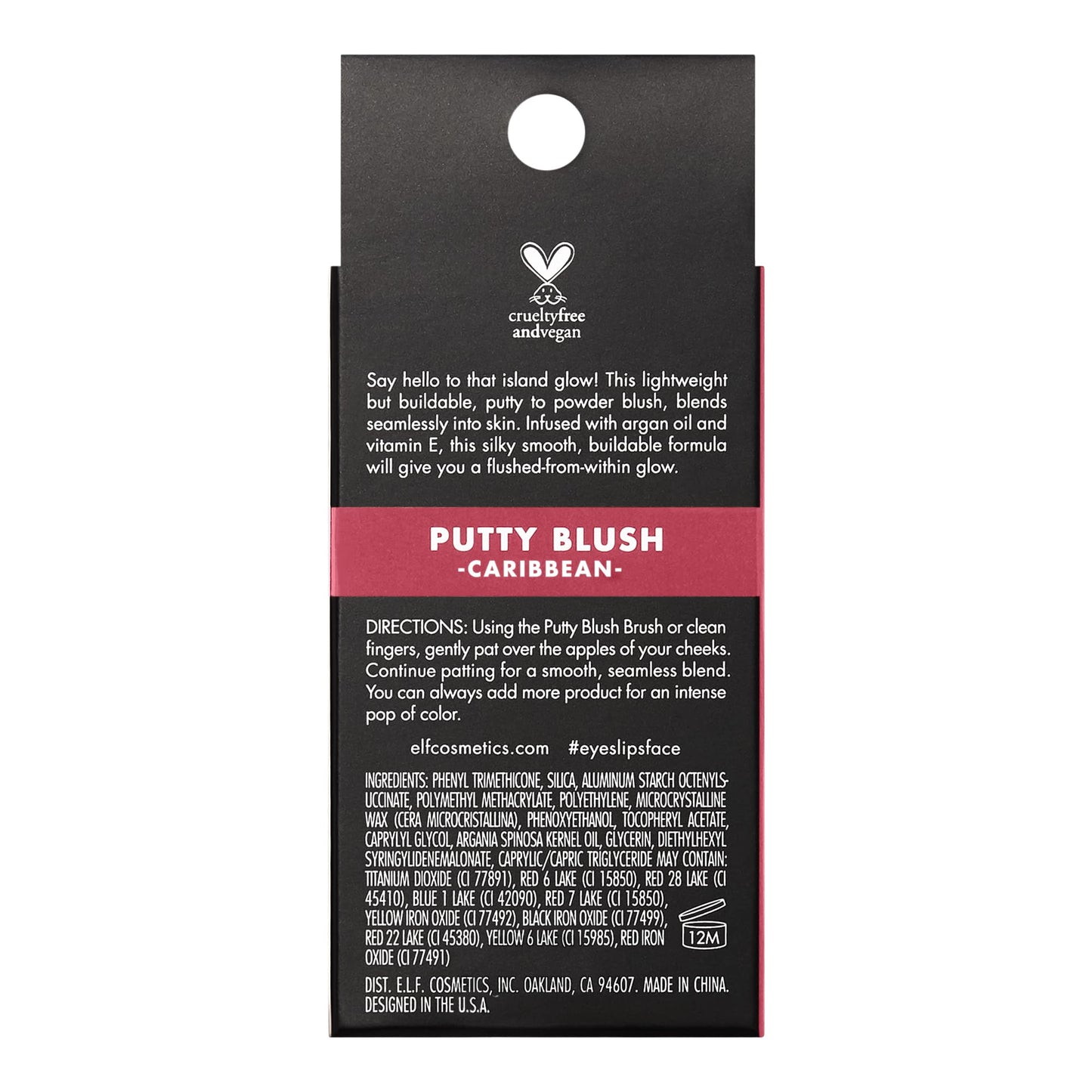 e.l.f. Putty Blush, Creamy & High-Pigment Formula For A Natural Glow, Delivers A Semi-Matte & Powder Finish, Vegan & Cruelty-Free, Caribbean Beauty & Personal Care e.l.f.