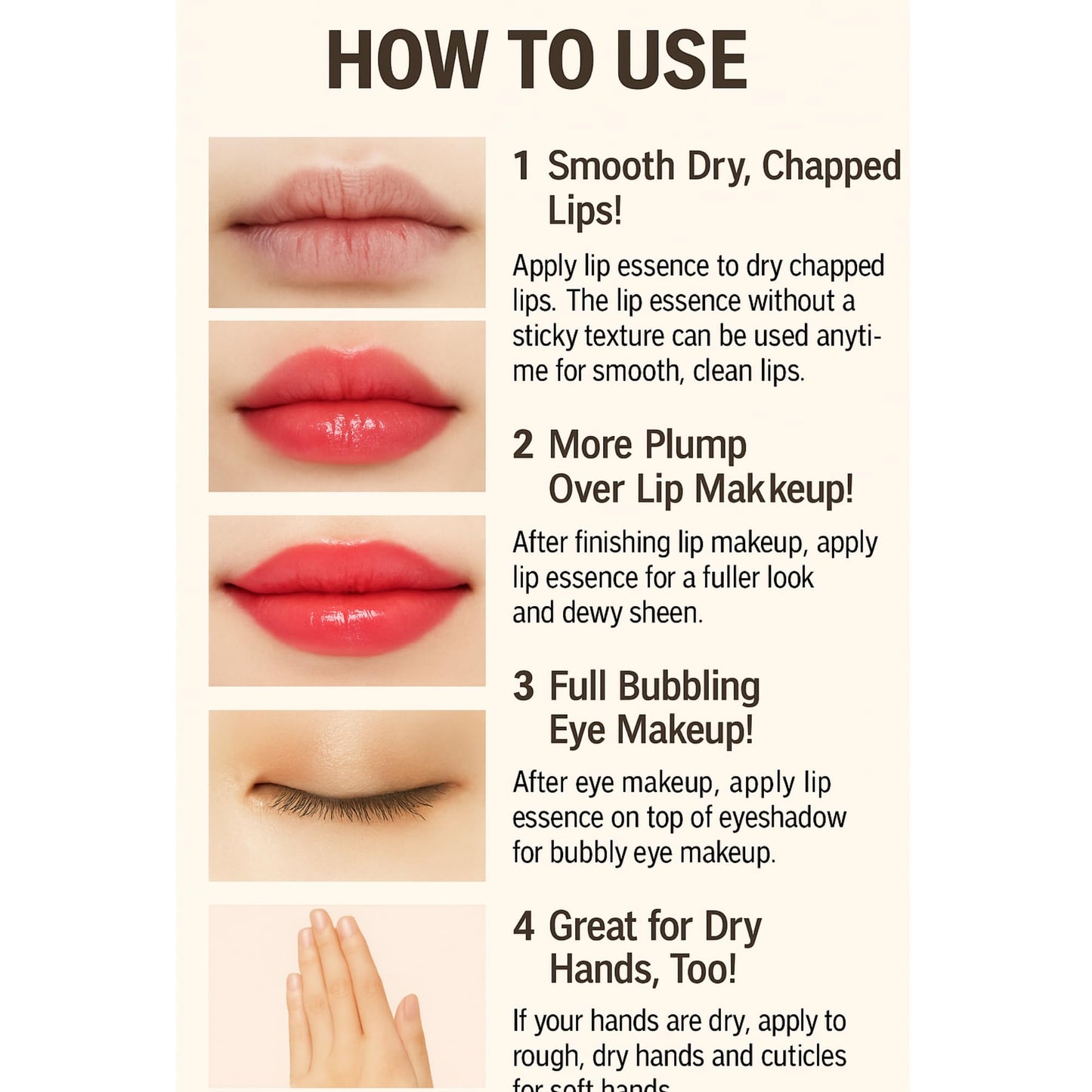 Sid-mool Jojoba Lip Essence 13ml/0.44oz x 2 Pack - Lip Gloss for Women with Jojoba Seed Oil - Ultra-Moisturizing & Protective Skincare for Dry Beauty and Personal Care GASHINA STORY