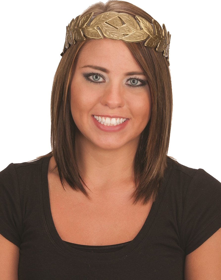 Jacobson Hat Company Men's Laurel Leaf Headband, Bronze, Medium