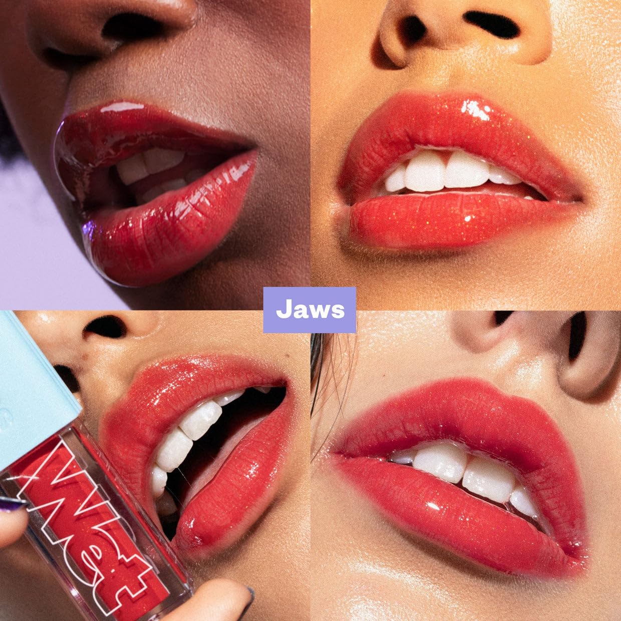 Kosas Wet Lip Oil Gloss - Hydrating Lip Plumping Treatment with Hyaluronic Acid & Peptides, (Jaws) Beauty & Personal Care Kosas