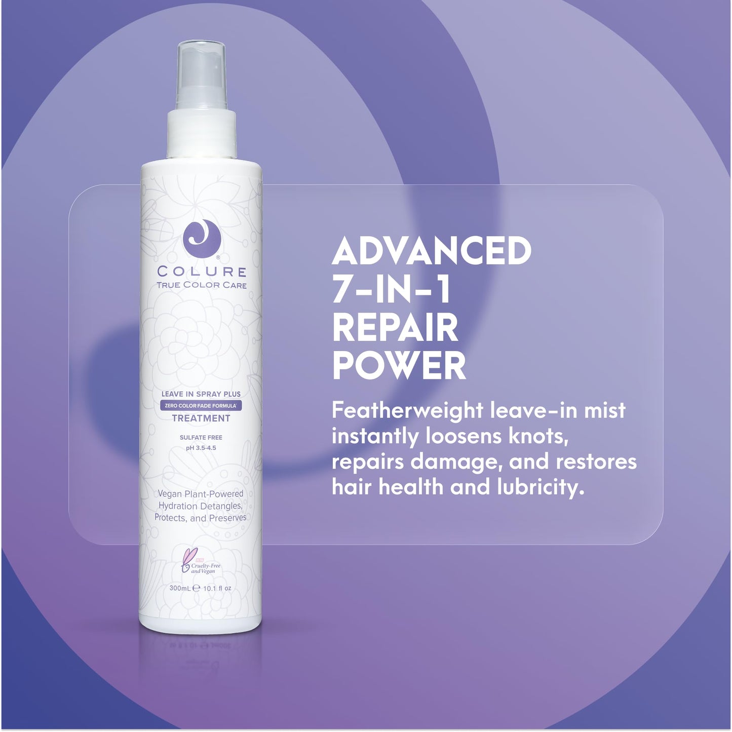 COLURE Leave-In Spray Plus, 10 Fl Oz - pH Balancing Sealer & Detangler, Acidifying Primer for Color Protection & Frizz Beauty & Personal Care COLURE