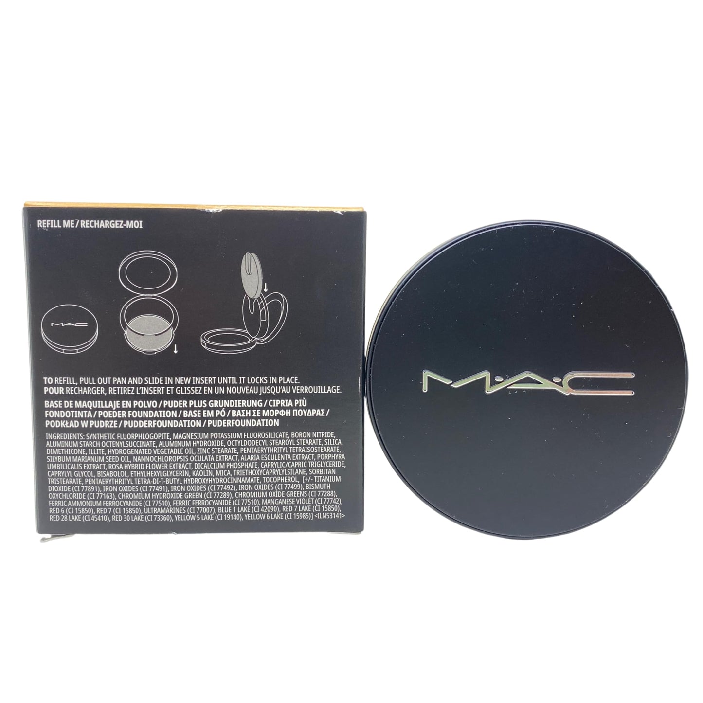 M.A.C Cosmetics Studio Fix Powder Plus Foundation 24-hour oil control - NC25 - (Light beige with golden peach undertone for light skin) 0.42 OZ / 12 G Beauty & Personal Care MAC