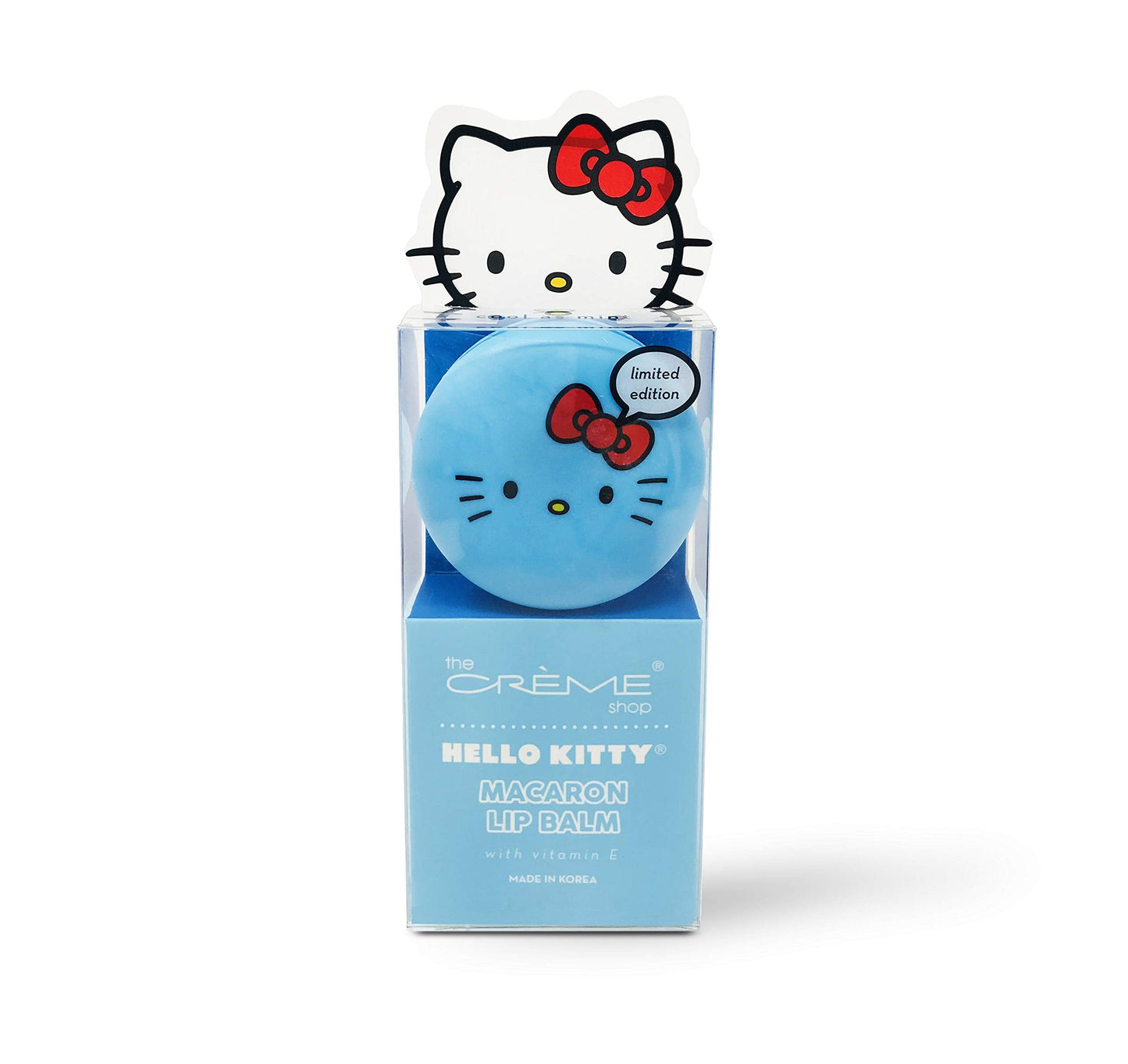 The Crème Shop x Hello Kitty Macaron Lip Balm, Korean Lip Balm with Shea Butter and Vitamin E - Cool As Mint Beauty and Personal Care The Crème Shop
