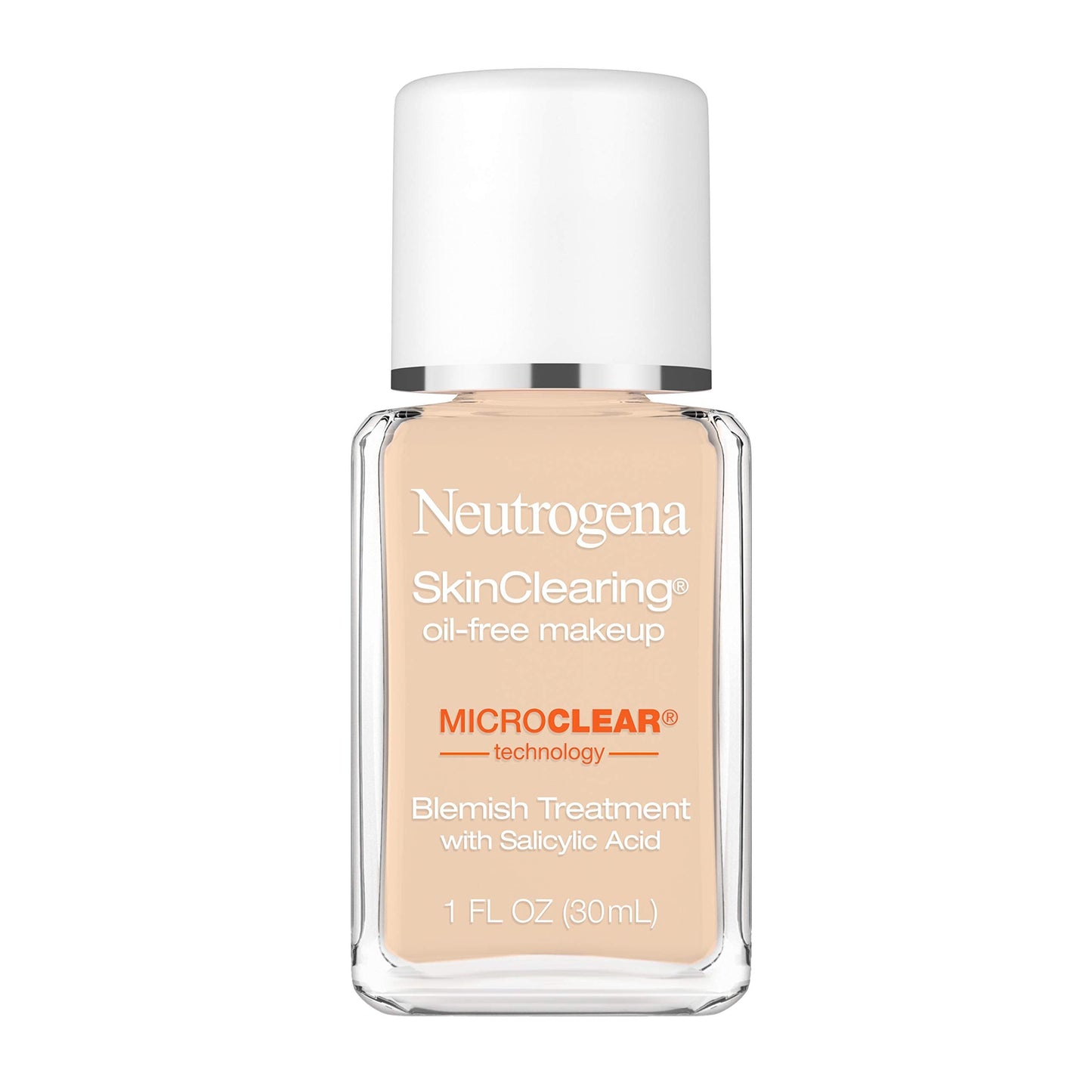Neutrogena SkinClearing Oil-Free Acne and Blemish Fighting Liquid Foundation with Salicylic Acid Acne Medicine, Shine Controlling, for Acne Prone Beauty & Personal Care Neutrogena