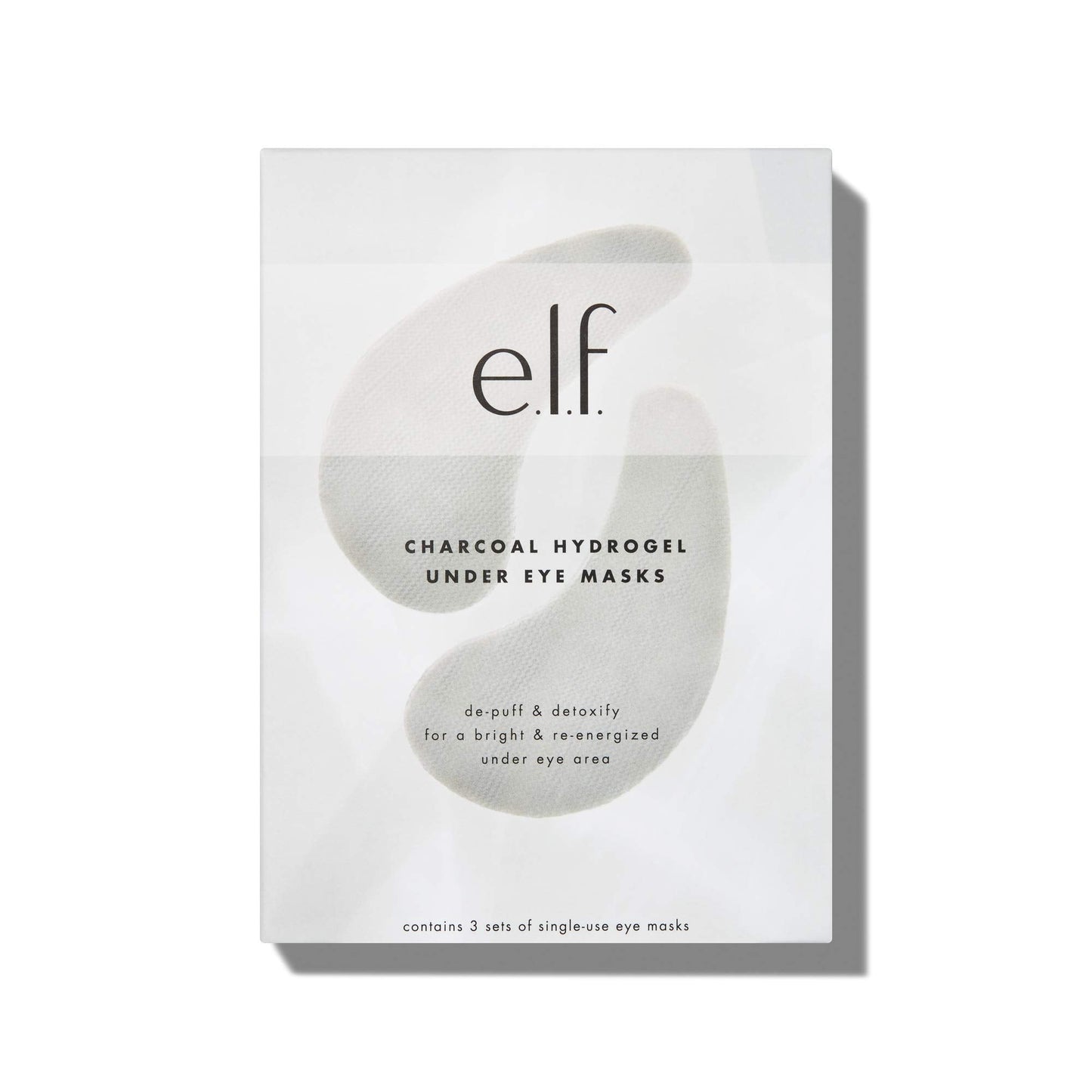 e.l.f. Charcoal Hydrogel Under Eye Masks, Reduces Puffiness, Prevents Impurities, Soothes & Hydrates, 3 Pack Beauty & Personal Care e.l.f.