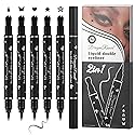 5PCS Black Liquid Eyeliner Stamps Set,Double-side Winged Eyeliner Stencil Pen,Waterproof Long Lasting Eye Liners Stamp Eyeliner Pencil Tattoo Makeup Beauty & Personal Care WENJLYJ